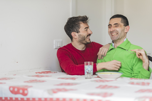 Un momento di vita nelle comunità residenziali del Centro Papa Giovanni XXIII di Ancona 