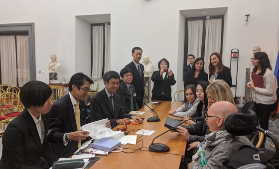 La delegazione del Governo del Giappone presso la sede di Roma Capitale