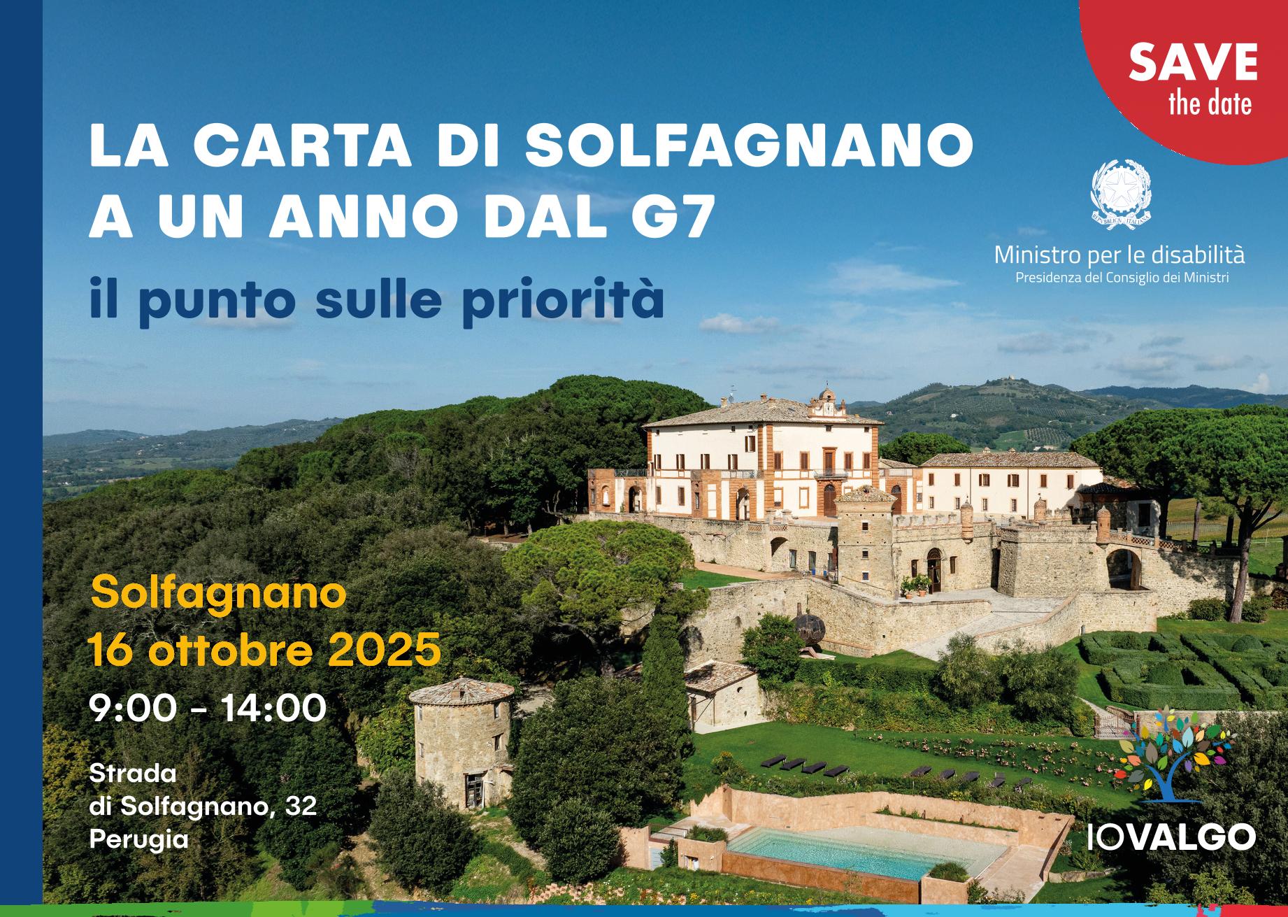 Disabilita.governo.it – Ministro Locatelli: a un anno dal G7 il punto sulle priorità della Carta di Solfagnano